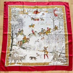 Authentic Vintage Hermes Silk Scarf